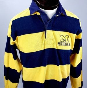 Michigan Wolverines Barbarian Rugby Wear Shirt